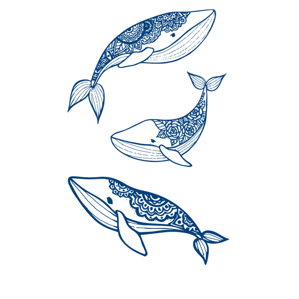 Ocean Mandala Whales