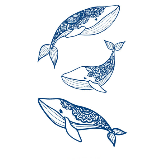 Ocean Mandala Whales