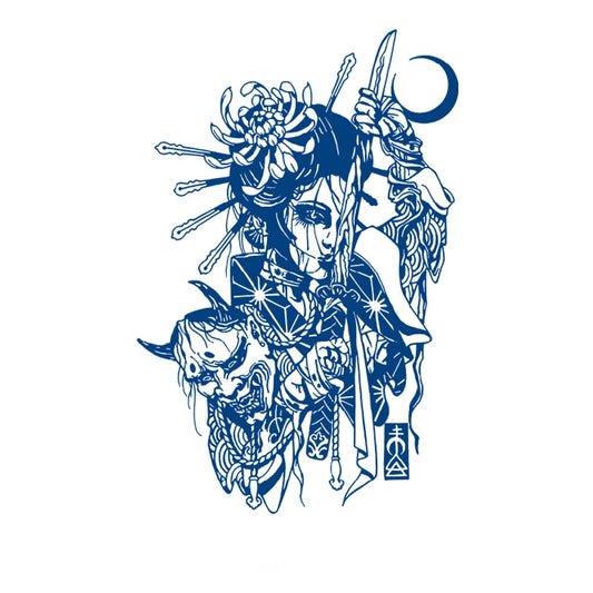 Moonlit Onna-Bugeisha