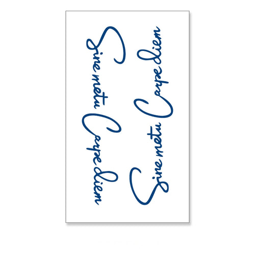 "Without Fear, Seize the Day" in Latin