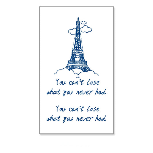 You Can’t Lose What You Never Had