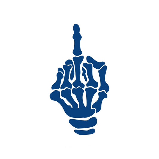 Skeleton Middle Finger