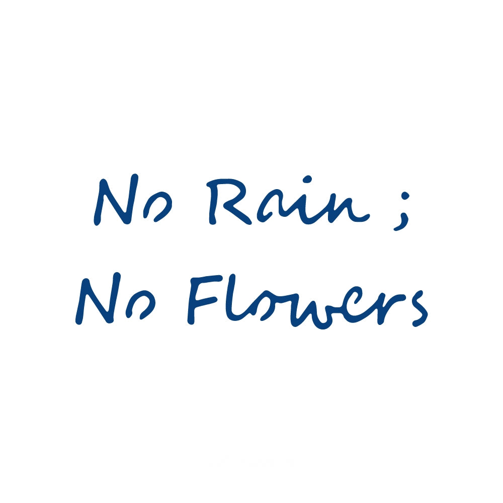 No Rain, No Flowers