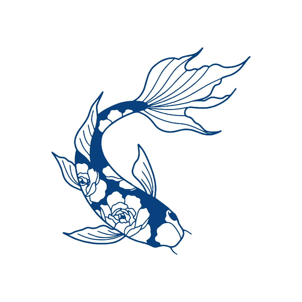 Floral Koi