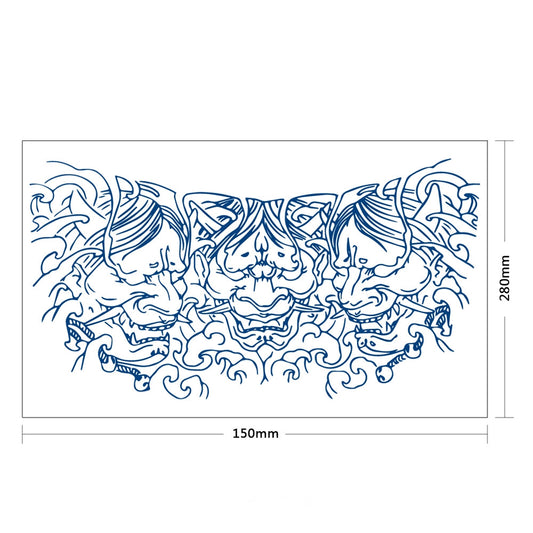 Three Demon Masks